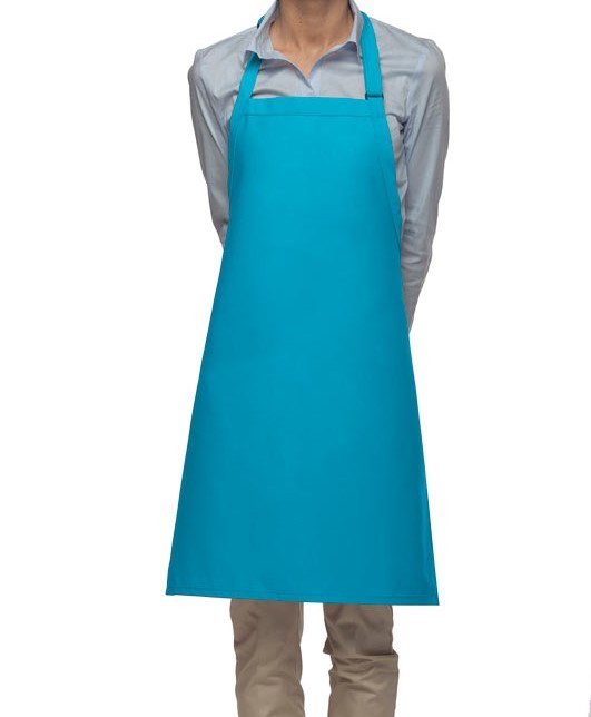 Mid Length Bib Aprons in Turquoise Blue